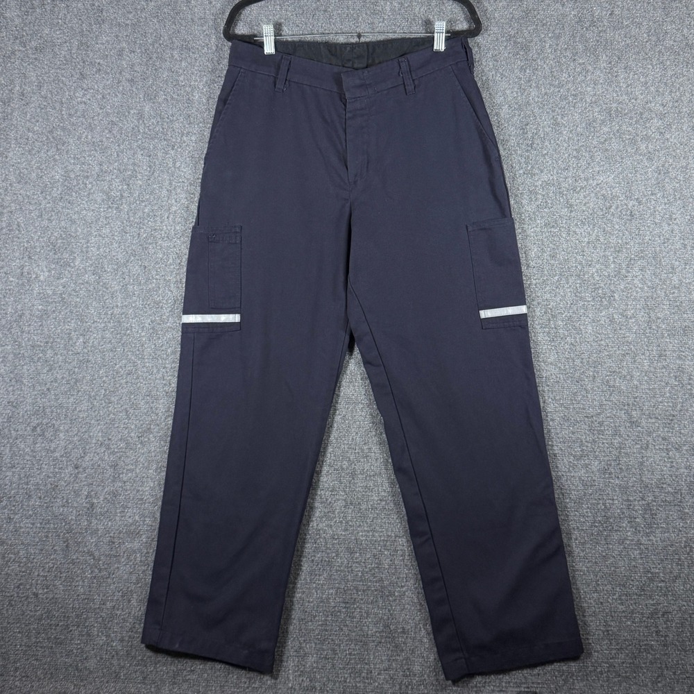 Stan Herman VF Imagewear Reflective Uniform Cargo Pants Navy Size 33R - 30